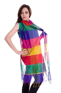 Apratim Tissue multicolored dupatta-thumb2