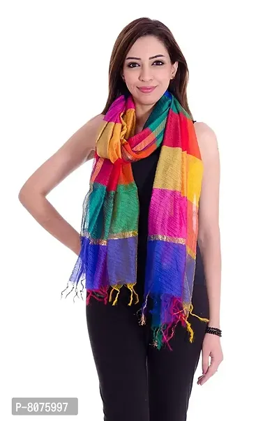 Apratim Tissue multicolored dupatta