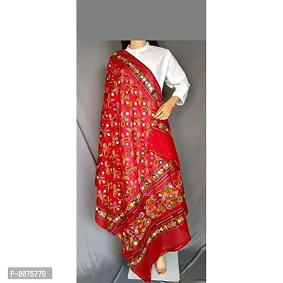 Dupatta Full Embroidered Dupatta Kutch Special Hand Embroidered Dupatta Stoles For Girls/Women Indian Dupatta