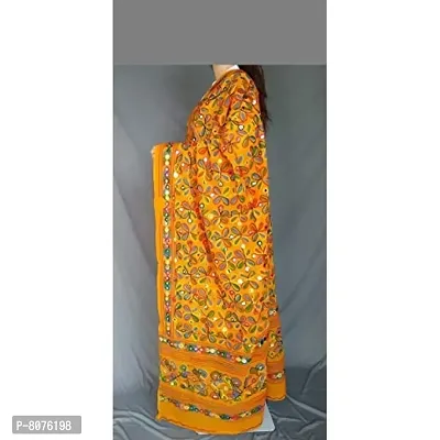 Dupatta Full Embroidered Dupatta Kutch Special Hand Embroidered Dupatta Stoles For Girls/Women Indian Dupatta-thumb3