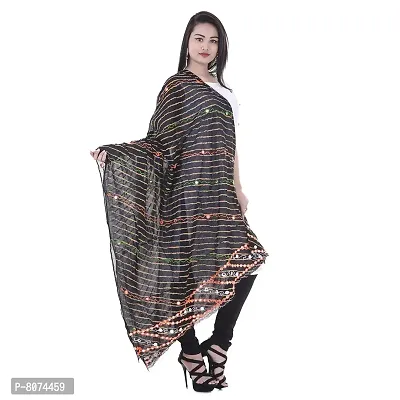 Women'S Cotton Embroidery & Mirror Work Dupatta, Stoles & Dupattas-thumb4