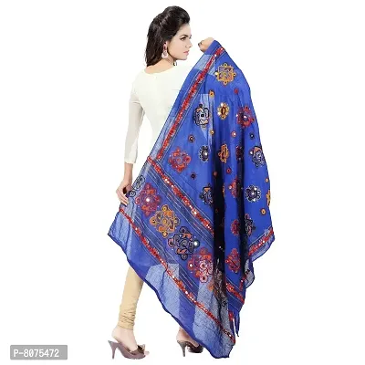 Apratim Women Ethnic Kutch Work Printed Cotton Dupatta 2.3 Mtr.-thumb2