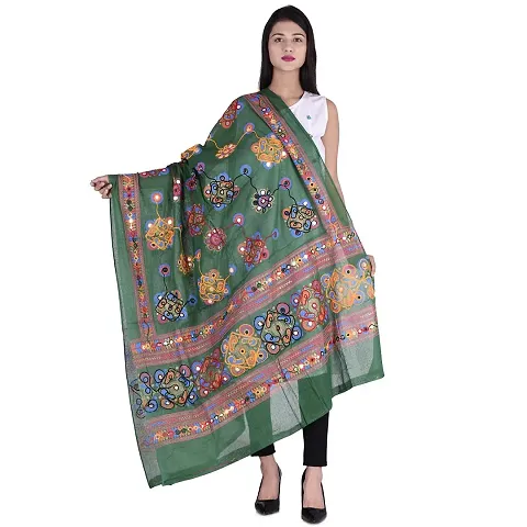 Generic Dupattas (Kutch-Work-Dupatta-05005_Blue_2.35 M)