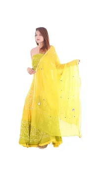 Apratim Women Cotton Printed Bandhani Lehenga with Dupatta Set-thumb2