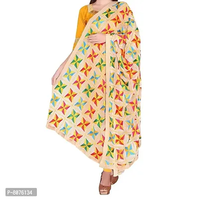 Chiffon phulkari dupatta-thumb0