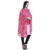 APRATIM Women's Cotton Embroidery and Mirror Work Dupatta Stoles (Kutch-09, Pink, 2.25 m)-thumb2