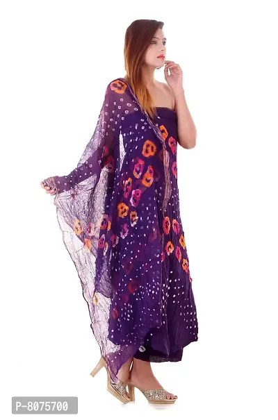 Indian Classic Woman Bandhni Cotton Dress Material-thumb3