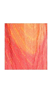 APRATIM Women's Art Silk Bandhani Dupatta (Multicolour, 2.25 m)-thumb2