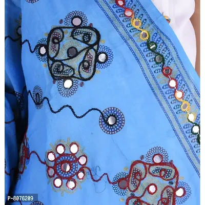 Dupatta Full Embroidered Dupatta Kutch Special Hand Embroidered Dupatta Stoles For Girls/Women Indian Dupatta-thumb3