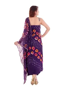 Indian Classic Woman Bandhni Cotton Dress Material-thumb4