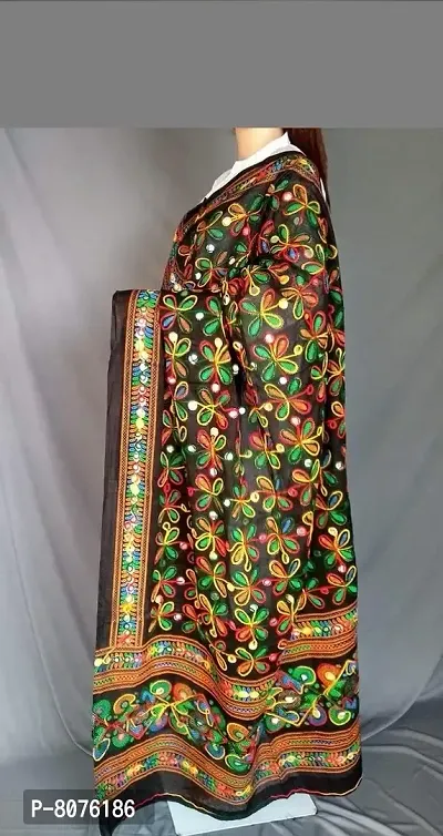 Dupatta Full Embroidered Dupatta Kutch Special Hand Embroidered Dupatta Stoles For Girls/Women Indian Dupatta