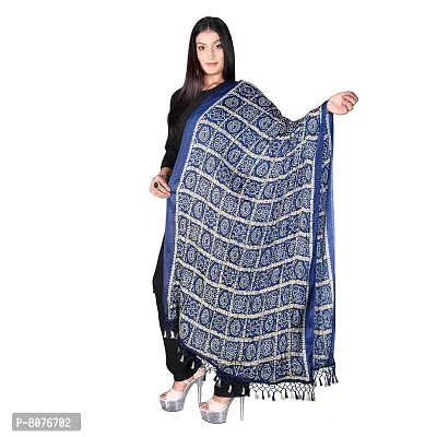 Apratim Silk Women's/Girls Stylish Tradition Bandhani Bandhej Print Dupatta-05-thumb3