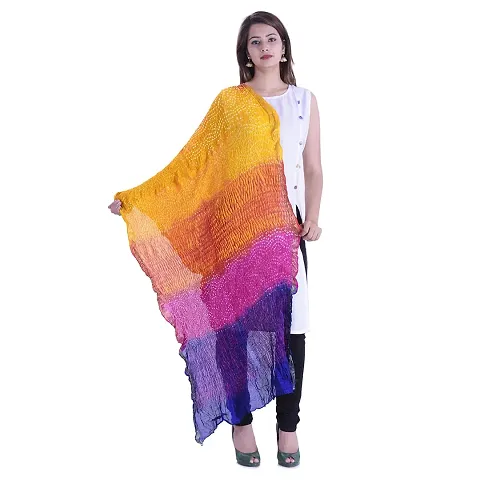 Stylish Art Silk Printed Dupattas For Women