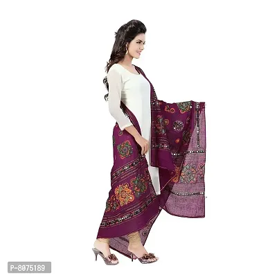 Apratim Women Ethnic Kutch Work Printed Cotton Dupatta 2.3 Mtr.-thumb2