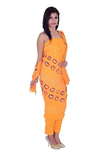 Apratim Women&rsquo;s Cotton Unstitched Dress Material (Yellow)-thumb1