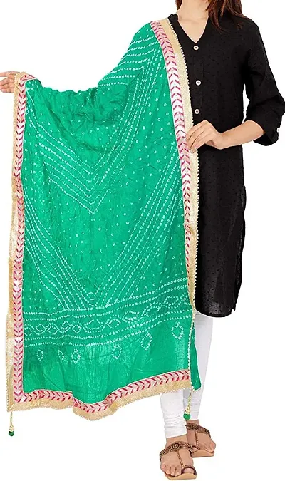 Stylish Art Silk Bandhej Dupatta