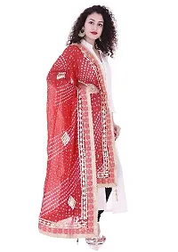 Bandhej Art silk gotta patti work dupatta-thumb1