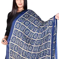 Apratim Silk Women's/Girls Stylish Tradition Bandhani Bandhej Print Dupatta-05-thumb3