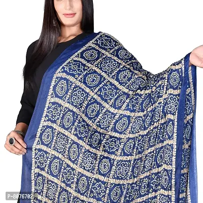 Apratim Silk Women's/Girls Stylish Tradition Bandhani Bandhej Print Dupatta-05-thumb4