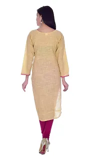 Apratim Women's Cotton Straight Kurta-thumb1