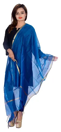 Apratim Women's Dupatta (Blue)-thumb2
