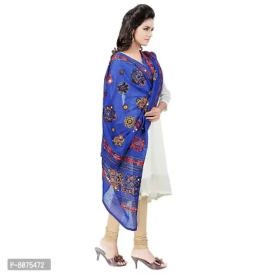 Apratim Women Ethnic Kutch Work Printed Cotton Dupatta 2.3 Mtr.-thumb3