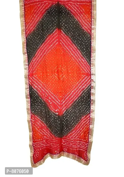 Apratim Multicolored Art Silk Dupatta-thumb2