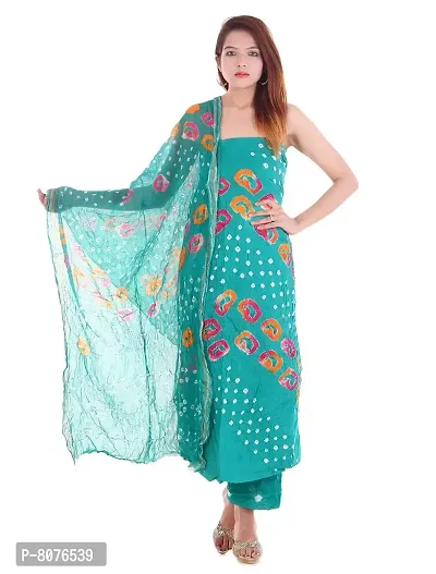 Apratim Cotton Woman/Girl Dress Material/Salwar/Suit Kurta Bottom Dupatta-thumb0