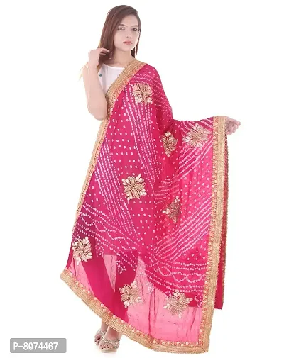 Apratim Multicolored Art Silk Dupatta-thumb2