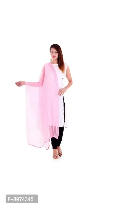 Apratim Women Cotton Solid Color Dupattas