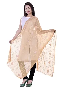 Women's Embroidered Chiffon Dupatta-thumb3