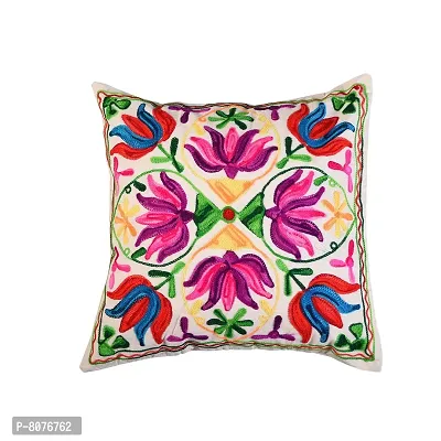 Apratim Cotton Set of 5 Pcs Embroidery Square Cushion Cover / Pillow Cover 16x16 inch-01-thumb4