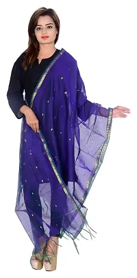 Apratim Women's Dupatta (Blue)-thumb2