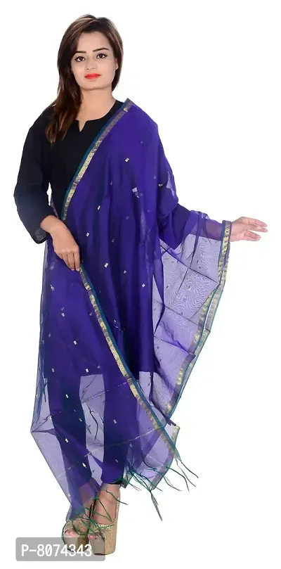 Apratim Women's Dupatta (Blue)-thumb3