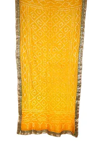 Apratim Yellow Art Silk Dupatta-thumb1