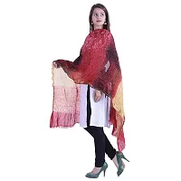 Designer Art Silk Bandhani Dupatta Hizab Wrap Stole-thumb3