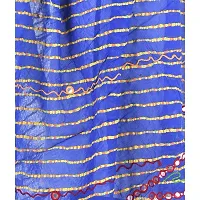 Indian Style Handmade designer Cotton Sequence Work Dupatta-thumb3