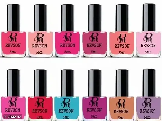 Beautiful Colour Nail Polish, Pack Of 12