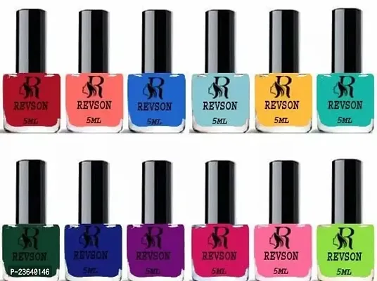 Beautiful Colour Nail Polish, Pack Of 12