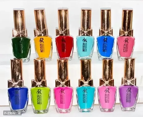 Beautiful Colour Nail Polish, Pack Of 12