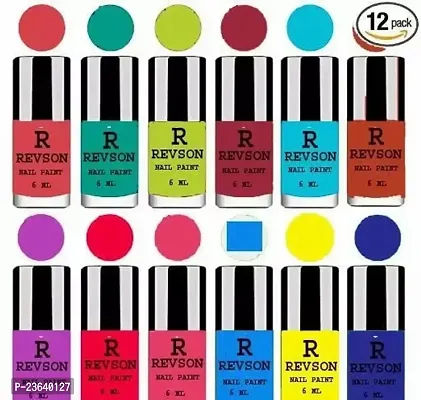 Beautiful Colour Nail Polish, Pack Of 12