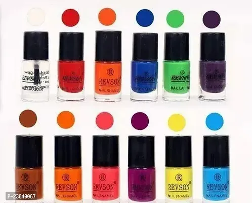 Beautiful Colour Nail Polish, Pack Of 12