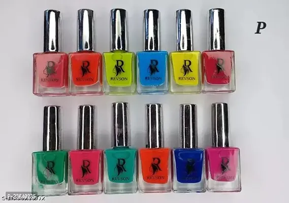 Beautiful Colour Nail Polish, Pack Of 12