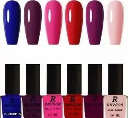 Beautiful Colour Nail Polish, Pack Of 6