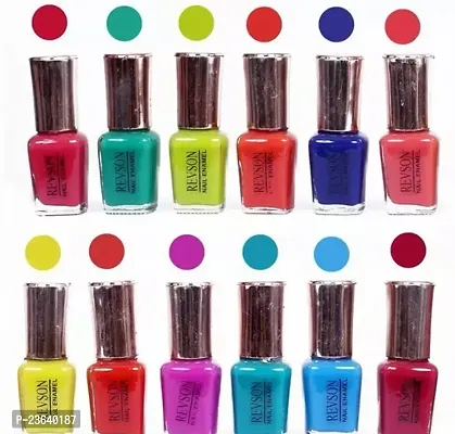 Beautiful Colour Nail Polish, Pack Of 12