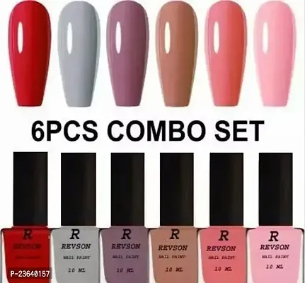 Beautiful Colour Nail Polish, Pack Of 6