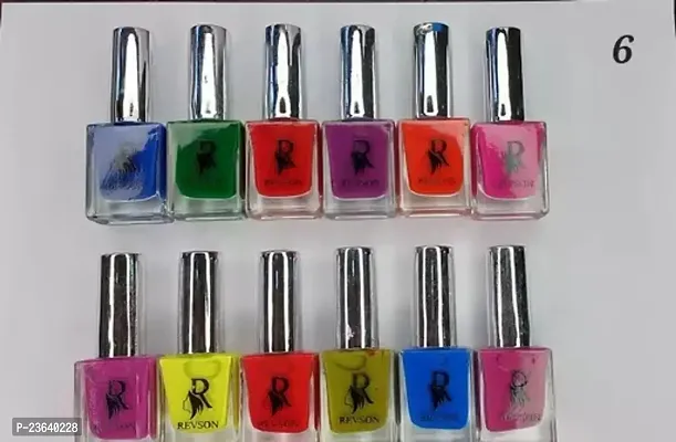 Beautiful Colour Nail Polish, Pack Of 12