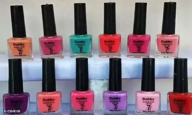 Beautiful Colour Nail Polish, Pack Of 12