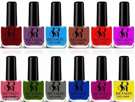 Beautiful Colour Nail Polish, Pack Of 12