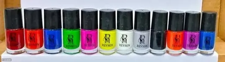 Beautiful Colour Nail Polish, Pack Of 12